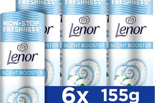 Lenor Laundry Perfume Scent Booster 6 Packs x 155g - Cool Cotton, Lasting Freshness for Up to 12 Weeks-AUTO WIN 10/11