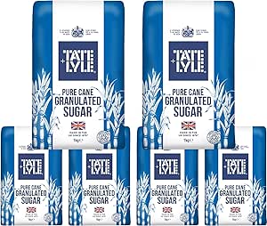 2 WINNERS Tate Lyle Pure Cane Granulated Sugar - White - 1kg Bags (PACK OF 6)-AUTO WIN 22/11