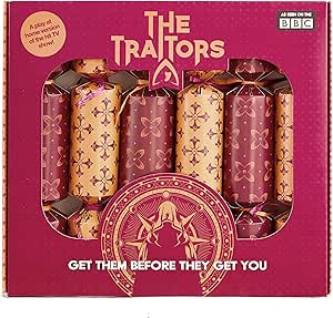 Puzzle Post The Official Traitors Christmas Crackers AUTO WIN-16/11