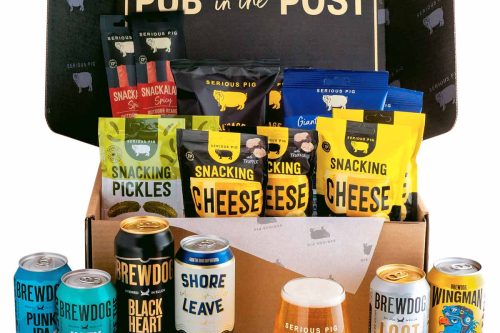 SERIOUS PIG & BREWDOG BEER GIFT SET-AUTO WIN 05/11