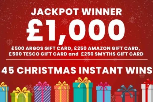 CHRISTMAS SORTED JACKPOT WITH 45 CHRISTMAS INSTANT WINS-AUTO WIN 14/11