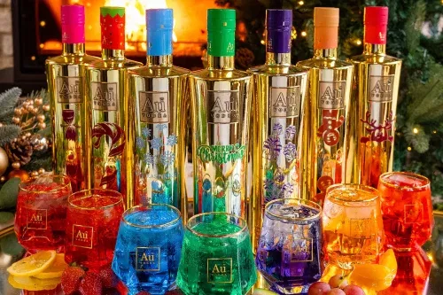 AU VODKA FULL CHRISTMAS EDITION BOTTLE COLLECTION-AUTO WIN 16/11