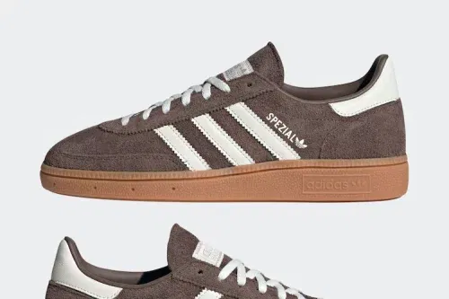 adidas Originals Brown/White Handball Spezial Trainers-AUTO WIN 15/11