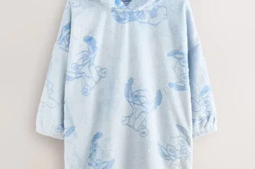 Blue Lilo & Stitch Blanket Hoodies (3-16yrs)-AUTO WIN 15/11