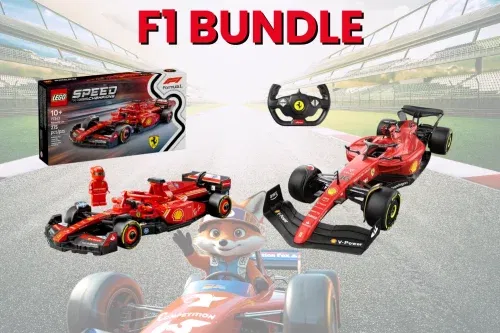 Ferrari 75 F1 Remote Control Car & LEGO Speed Champions 77242 Ferrari -AUTO WIN 09/11