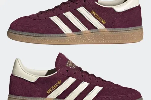 adidas Originals Burgundy Red Handball Spezial Trainers-AUTO WIN 16/11