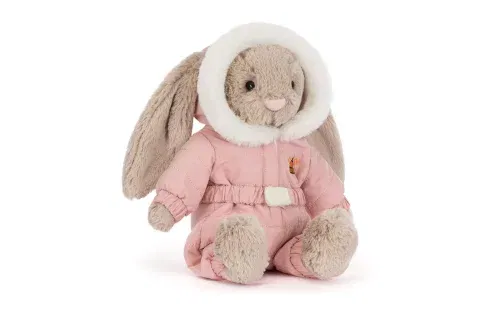 JELLYCAT BASHFUL BUNNY ‘SNOW SUIT’ AUTOWIN 30/11