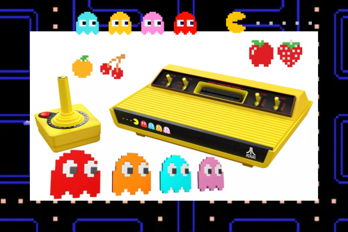 ATARI 2600+ Console & Joystick Retro Bundle - PAC-MAN 16/11