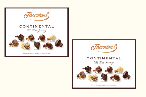 2x Thorntons Continental, Christmas Chocolate Gift, Unique Flavours Milk, White, Dark Chocolate, 264g AUTOWIN 25/11