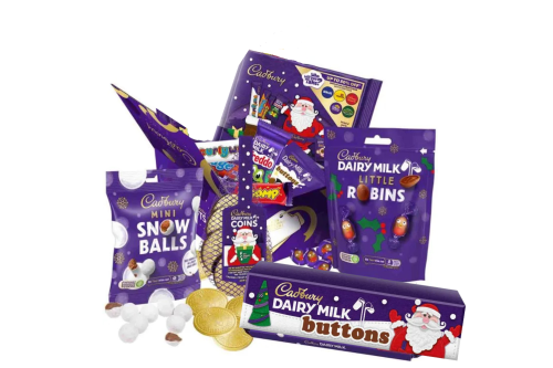 CADBURY MERRY CHRISTMAS CHOCOLATE GIFT BOX AUTOWIN 27/11