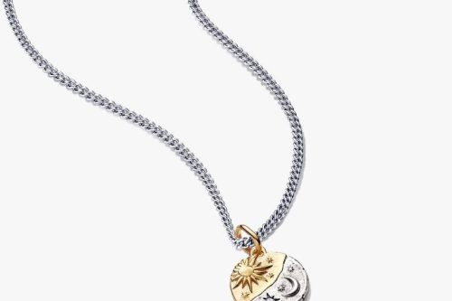 Pandora Sun and Moon Medallion Charm Necklace Set-AUTO WIN 10/11