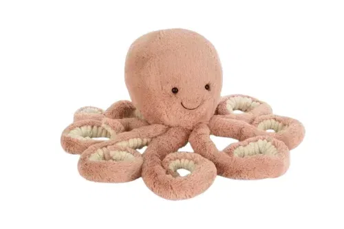 JELLYCAT Little ODELL OCTOPUS LARGE AUTOWIN 01/12