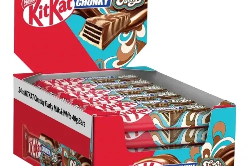 KIT KAT chunky funky milk and white 24x 40g AUTOWIN 13/11