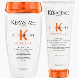 Kérastase Nutritive Nourish and Hydrate Shampoo and Conditioner Duo for Fine-Medium Dry Hair-AUTO WIN 16/11