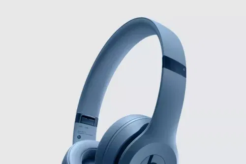 Beats Solo 4 Wireless Bluetooth On-Ear Headphones with Mic/Remote, Slate Blue-AUTO WIN 09/12