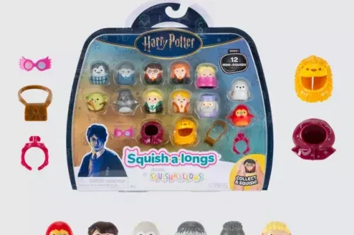 Squishmallows Harry Potter Squish-a-longs Mini-Squish, Style 1/Wave 1, Pack of 12-AUTO WIN