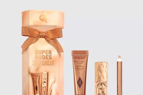 Charlotte Tilbury Super Nudes Spotlight Lip And Cheek Christmas Makeup Gift Set -AUTO WIN 10/12
