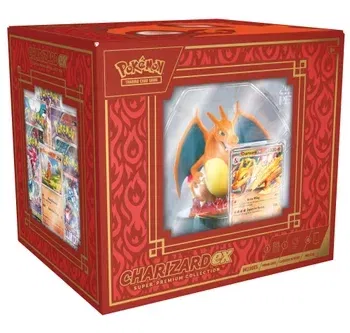 Pokémon Trading Card Game (TCG): Super Premium Charizard ex Collection Box-AUTO WIN 03/12