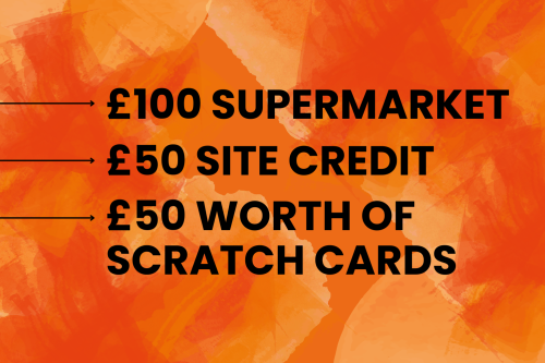 WIN £100 SUPERMARKET, £50 SITE CREDIT & £50 WORTH OF SCRATCH CARDS-02/12