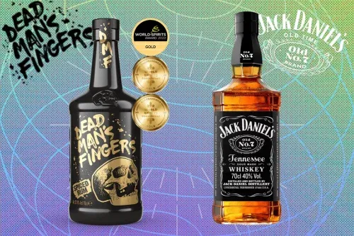 JACK DANIEL’S TENNESSEE WHISKEY, 1L AND DEAD MAN’S FINGERS SPICED RUM, 70CL -AUTO WIN 10/12