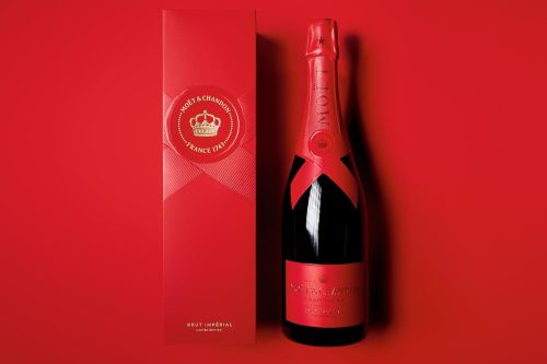 Moët & Chandon Brut Impérial Champagne, Red Limited Edition Gift Box– AUTO WIN 12/12