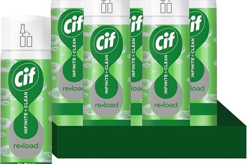 Cif Infinite Clean Lime & Lemongrass with probiotics technology All in One Cleaner Reload for a long-lasting clean* 280 ml - Case pack of 6 AUTOWIN 08/12