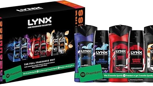 2 winners Lynx Gift Set The Full Fragrance Edit with three body spray and body wash-auto win