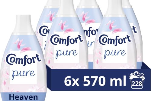 Comfort Pure Heaven Scent Fabric Conditioner Softener with CrystalFresh Technology for Sensitive Skin 38 washes(570 ml) - Case pack of 6-AUTO WIN 30/12