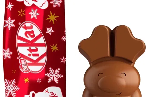 NESTLE KIT KAT CHRISTMAS FRIENDS 100 ASSORTED MILK CHOCOLATE CHRISTMAS FIGURES BULK CHOCOLATE BOX, 820 G AUTOWIN 02/12