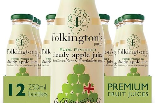 Folkingtons Cloudy Apple Juice - 12 x 250ml Bottles-AUTO WIN 20/12