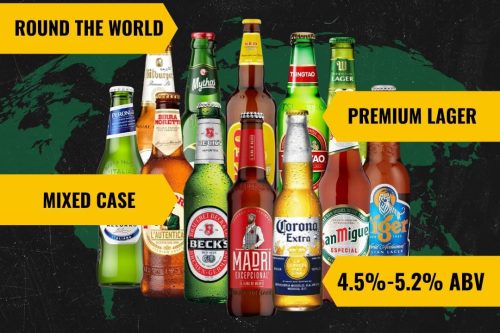 Round the World Lager Beer Gift Set (12 Pack) -AUTO WIN 12/12