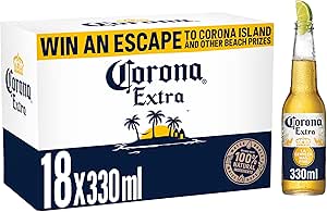 2X Corona Extra Lager Beer Bottle, 18 x 330ml-AUTO WIN 15/12