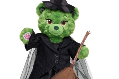 Wicked Teddy Bear Elphaba Gift Set-BUILD A BEAR-AUTO WIN 11/12
