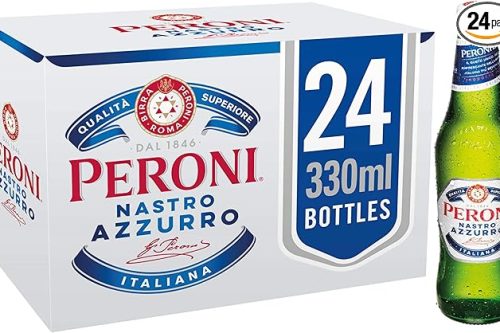2XPeroni Nastro Azzurro Italian Lager, 24 x 330ml-AUTO WIN 20/12