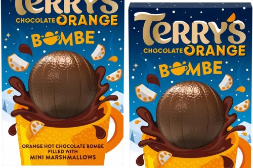 2x Terrys Chocolate Orange Bombe | Milk Chocolate Bombs with Mini Marshmallows | Hot Chocolate Gift Sets | Gift For Men Women | Christmas Gifts | Stocking Filler | Hot Chocolate Gift Sets | 43g AUTOWIN 08/12