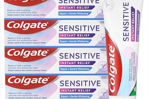 2 winners-Colgate Sensitive Instant Relief Repair + Gentle Whitening Toothpaste |  4 Pack, 75ml Tubes -auto win