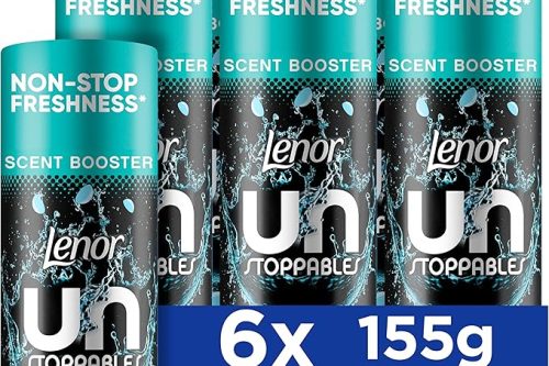 Lenor Unstoppables Fresh, 6 Packs x 155g - Scent Booster, Freshness That Lasts From Wash to Wash-AUTO WIN 28/12