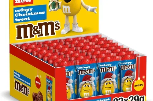 M&M’S CRISPY MILK CHOCOLATE CHRISTMAS SANTA BULK BOX OF CHOCOLATES 32X29G- AUTO WIN 01/12