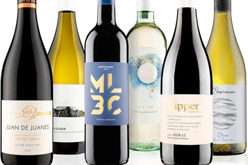 Virgin Wines - Mixed Wine Case - 6 Bottles (75cl) - Australian Shiraz, Italian Pinot Grigio, Argentinian Malbec-AUTO WIN