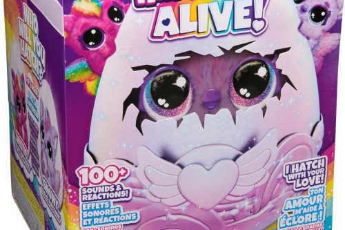 Hatchimals Alive Egg Mystery Hatch Pufficorn Plush Toy-AUTO WIN 04/12