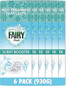 FAIRY IN-WASH SCENT BOOSTER, 6 PACKS X155 G, FRESH, MILD FRESHNESS THAT LASTS-AUTO WIN 01/12