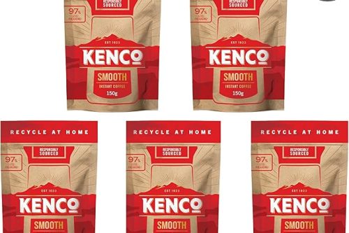Kenco Smooth Instant Coffee Refill 150 g x 5 (750 g Total) AUTO-WIN 09/12