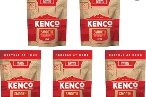 KENCO SMOOTH INSTANT COFFEE REFILL 150 G X 5 (750 G TOTAL) AUTO-WIN 15/12