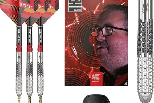 Target Darts Stephen Bunting G5 95% Tungsten Dart Set, Steel Tip Swiss Point Darts | Player Edition Darts with Swiss Points, 18G/22G/23G/25G Professional Darts Set, Swiss Point Tool Included-AUTO WIN