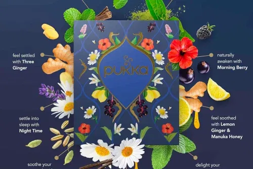 PUKKA HERBS PREMIUM HERBAL TEA SELECTION GIFT SET BOX IDEAL GIFTS FOR WOMEN & MEN, BIRTHDAY, ANNIVERSARY & SELF-CARE ECO-FRIENDLY SELECTION, 45 TEA BAGS, 9 DELICIOUS FLAVOURS AUTOWIN 05/12