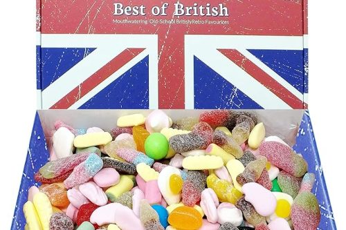 Pick and Mix Sweets Hamper: Pick N Mix Retro Sweets Gift Box-AUTO WIN 29/12