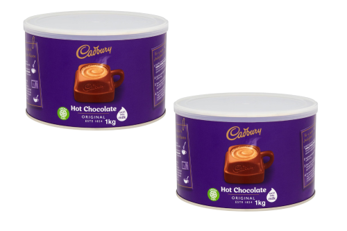 Cadbury Hot Chocolate, 1 kg x2  (Packaging may vary) AUTOWIN 05/12