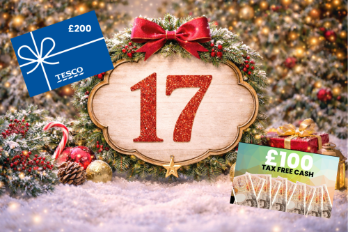 17TH CHRISTMAS ADVENT CALENDAR - WIN £200 TESCO GIFT CARD + FIND THE INSTANT WIN