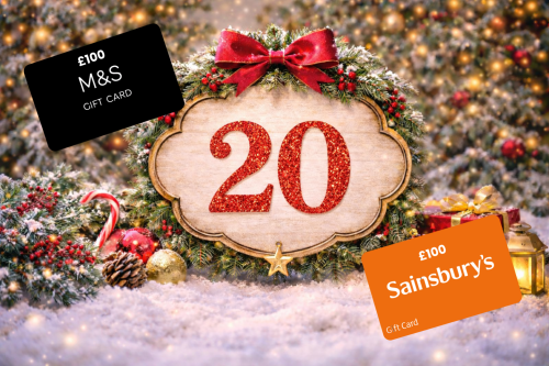 20TH CHRISTMAS ADVENT CALENDAR- WIN £100 M&S GIFT CARD + FIND THE INSTANT WIN