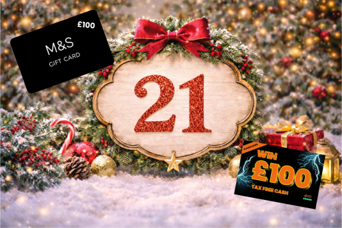 21ST CHRISTMAS ADVENT CALENDAR- WIN £100 CASH + FIND THE INSTANT WIN